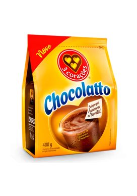 Achocolatado-chocolatto-3-coracoes-refil-de-400g
