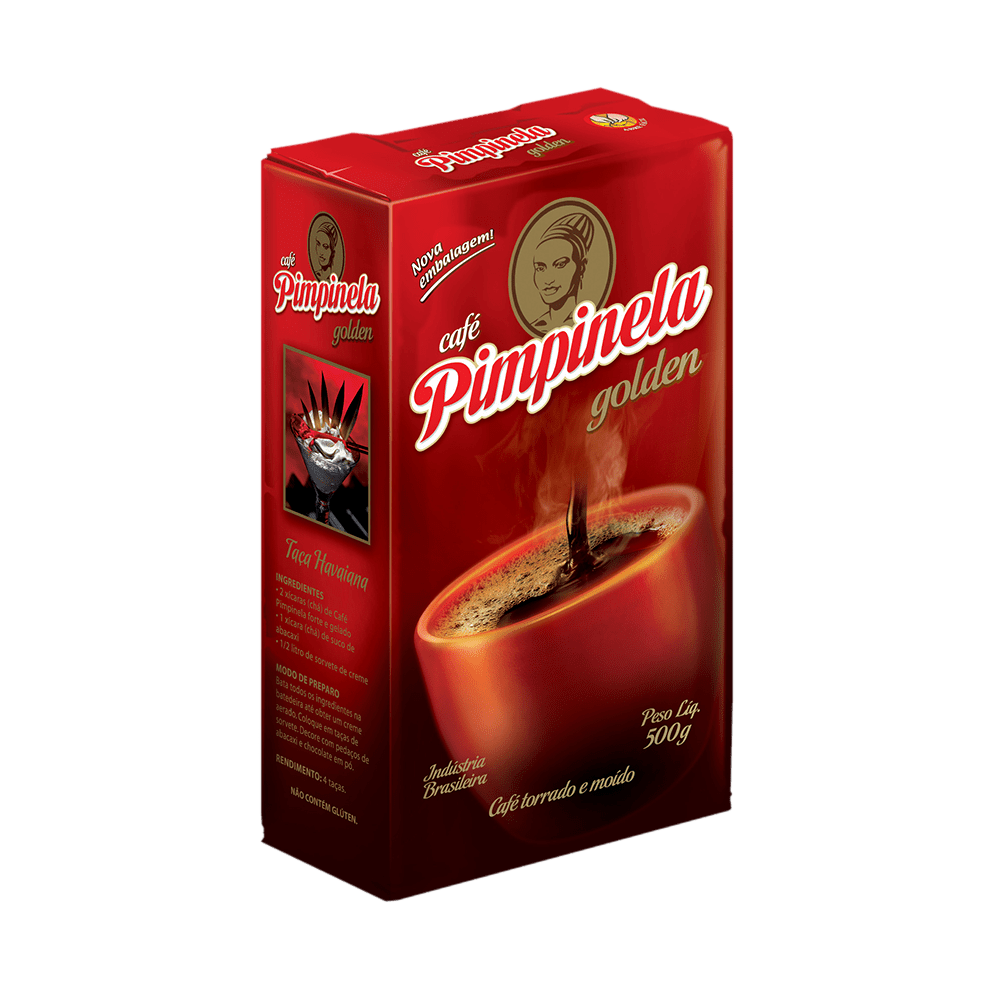 Café Torrado e Moído Pimpinela Golden a Vácuo 500g