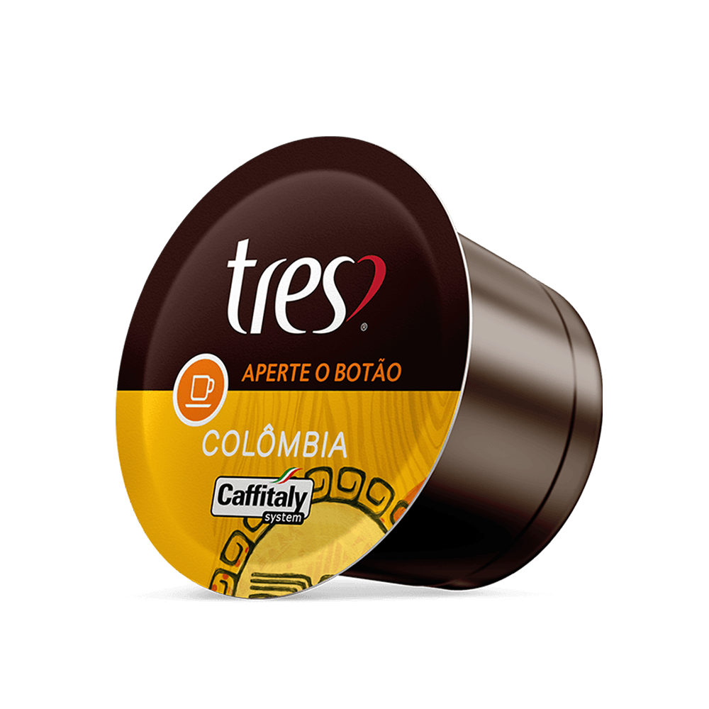 Cápsula de Café Espresso Regiões do Mundo Colômbia TRES 3 Corações