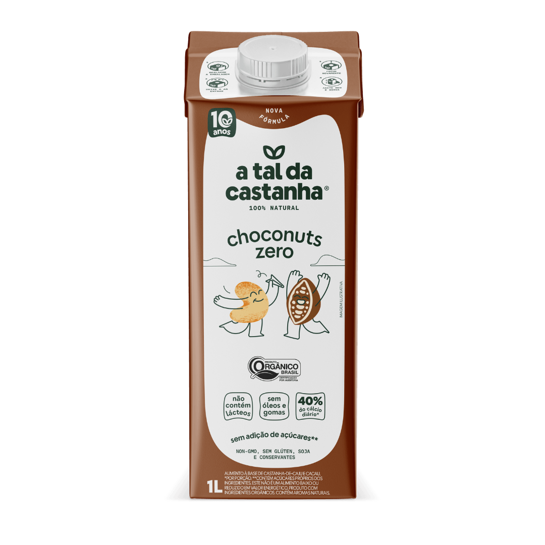 Achocolatado Choconuts Zero 1L | A Tal da Castanha | Mercafé