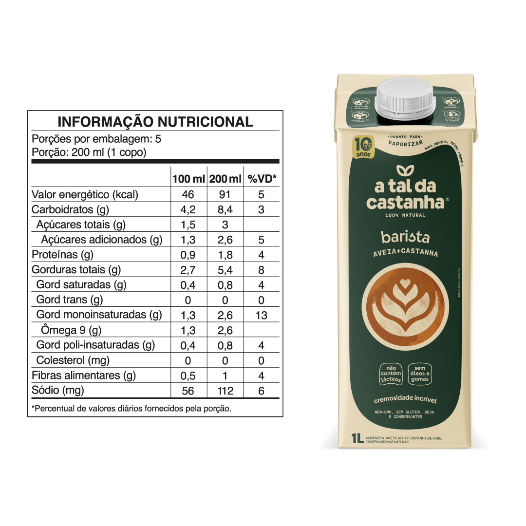 Barista 1L - A Tal da Castanha