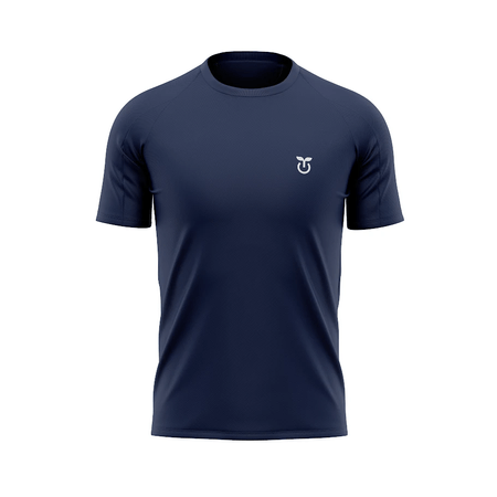 camisa-basica-plant-power-azul-frente