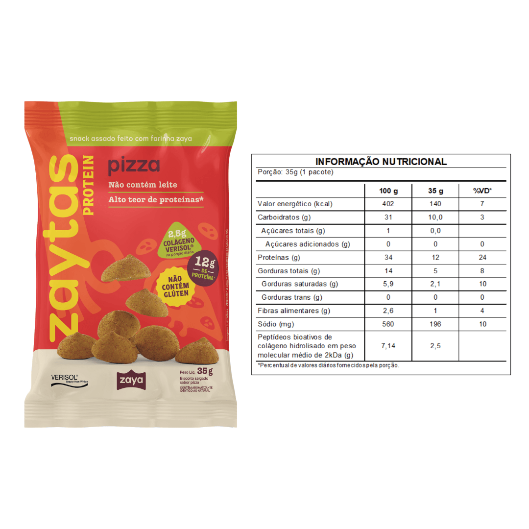 Snack Zaytas Protein Pizza Zaya 35G