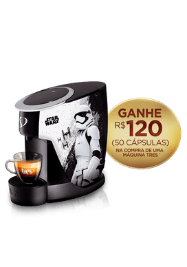 Cafeteira-Espresso-Touch-Star-Wars™-Darth-Vader-e-Stormtrooper-Automatica---TRES-3-Coracoes