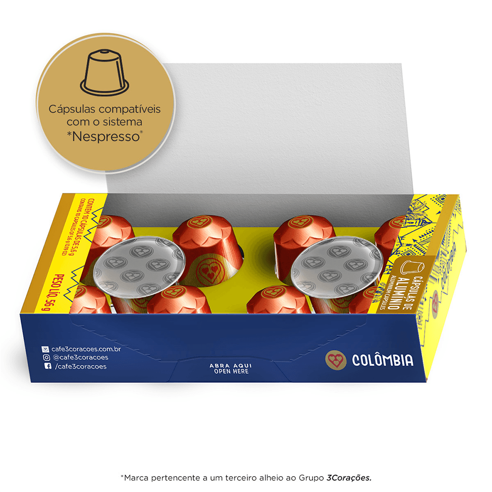 Cápsula de Café Compatíveis Nespresso® Regiões do Mundo Colômbia 3